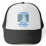 I Survived! Winter Powerhouse of 2010 Trucker Hats