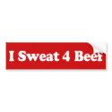 I Sweat 4 Beef Dark bumper stickers by sweatsetc I Sweat 4 Beef Dark bumper stickers