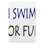 I Swim For Fun stationery