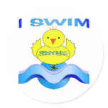 I Swim stickers