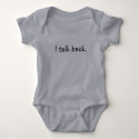 I talk back. t-shirts