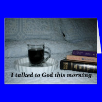 I talked to God cards