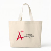 I Teach Amazing Kids (A+) Canvas Bags