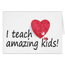 I Teach Amazing Kids Cards