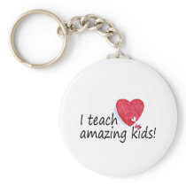 I Teach Amazing Kids Key Chain
