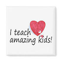 I Teach Amazing Kids Fridge Magnets