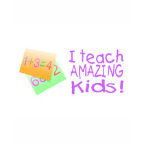 I Teach Amazing Kids (Numbers) t-shirts