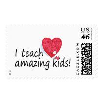 I Teach Amazing Kids Postage Stamps