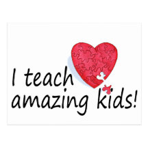 I Teach Amazing Kids Postcards