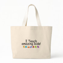 I Teach Amazing Kids (Puzzle) Tote Bag