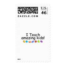 I Teach Amazing Kids (Puzzle) Stamps