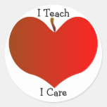I Teach, I Care Sticker