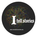 "I tell stories" Stickers