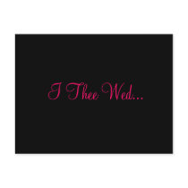 I Thee Wed... postcards