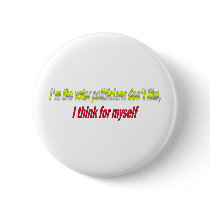 I think for myself buttons
