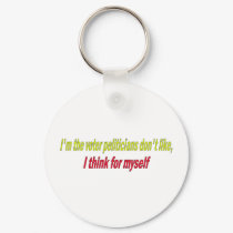 I think for myself keychains