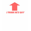 I Think He's Gay Vintage Ringer Tee t-shirts