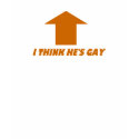 I Think He's Gay Vintage Ringer Tee t-shirts