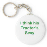 I think his tractor's sexy keychain