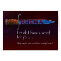 I Think I Have A Word For You cards
