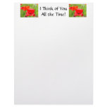 I Think of You All the Time! letterhead stationery