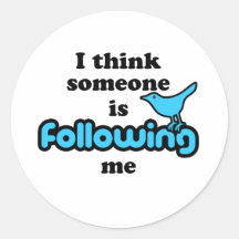 I think someone is following me stickers