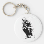I think therefore I am an Atheist Keychains