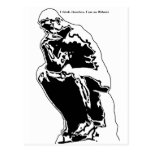 I think therefore I am an Atheist Postcards