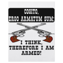 I Think Therefore I Am Armed Flyer
