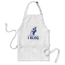 I Think, Therefore I Blog Aprons
