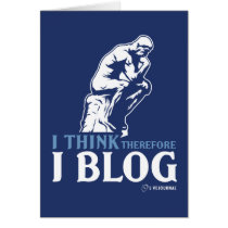 I Think, Therefore I Blog cards