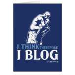 I Think, Therefore I Blog cards