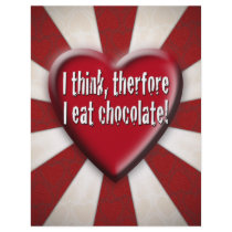 I think, therefore I eat chocolate! letterhead by doodlematz I think, therefore I eat chocolate! letterhead