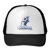 I Think, Therefore I Journal hats
