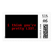 i think you're pretty L33t! postage