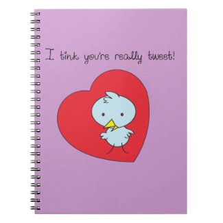 I Think You're Sweet Notebook fuji_notebook