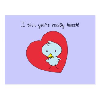I Think You're Sweet Postcard