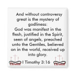 I Timothy 3:16 magnet