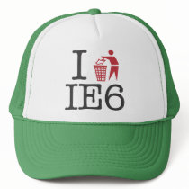 I trash IE6 hats