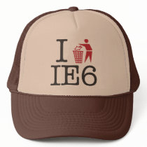 I trash IE6 hats by strk3 I trash IE6 hats