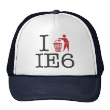 I trash IE6 Hat