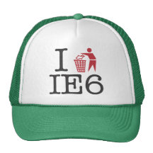 I trash IE6 Hats