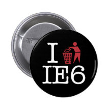 I trash IE6 Pinback Button