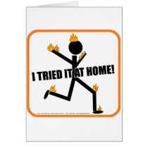 I tried it at home! card
