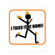 I tried it at home! post cards