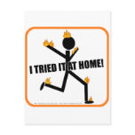 I tried it at home! post cards