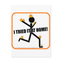 I tried it at home! post cards