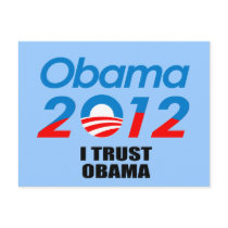 I TRUST OBAMA POST CARDS