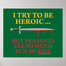 I Try To Be Heroic Poster