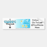 I TWEET There4 I M - Customizable Bumper Sticker